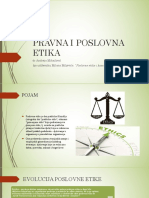 Pravna I Poslovna Etika I