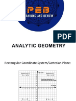 Cartesian Coordinate System and Conic Sections Review