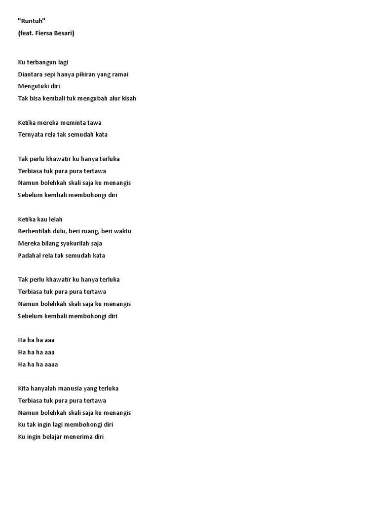 Lirik Lagu 