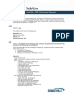 SonicWALL CDP CLI Command Reference