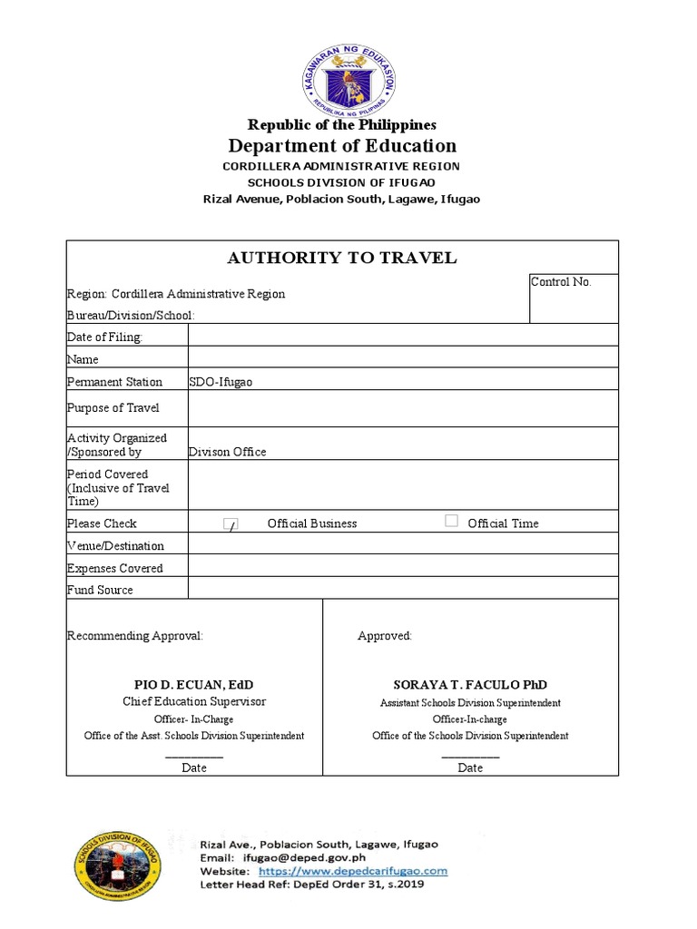 Csc Rules On Travel Order