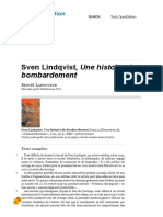 Sven Lindqvist, Une Histoire Du Bombardement Resenha