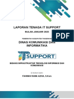 LAPORAN TENAGA IT SUPPORT JANUARI 2023 Fahman TTD