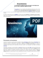 Anaxímenes - Conheça Sua Teoria Cosmológica - Brasil Escola
