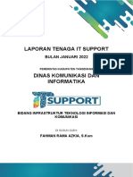 LAPORAN TENAGA IT SUPPORT JANUARI 2022 Fahman