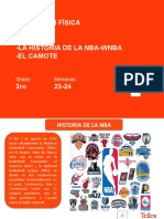 EF - 3ro-Semanas 29-30 Bienestar y Salud - Historia de La NBA-WNBA - El Camote