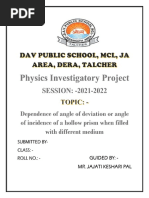 Phy Investigatory Project