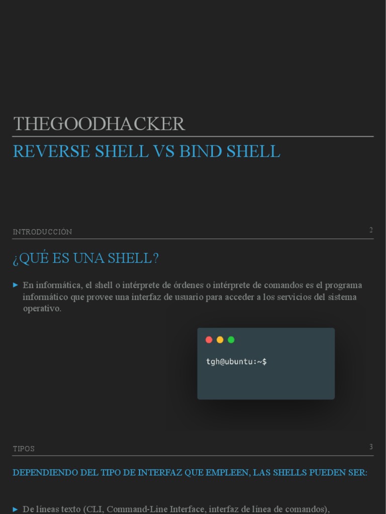 Reverse Shells3 | PDF | Interfaz de línea de comando | Interfaz de usuario