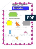 Hoja de Actividades de Geometria - El Perimetro