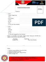 Formulir Pendaftaran INATKF DPC Singkawang