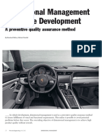 Dimensional Management in Vehicle Development - Porsche Engineering Magazine 01-2013