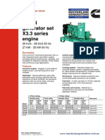 Cummins C33D5 Specification Sheet