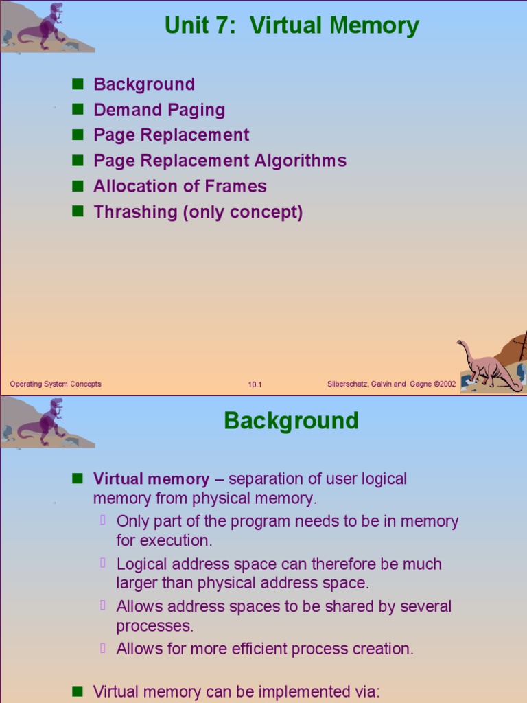 Understanding Virtual Memory: Demand Paging, Page Replacement ...