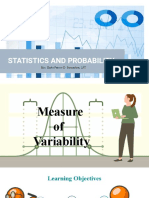 1.3 Measure of Variability and Position