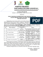 Pengumuman Hasil Verifikasi Faktual Baznas 2022