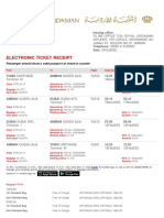 TicketEMD Itinerary Receipt For Passenger MOHAMED AYARI RGJGOQ