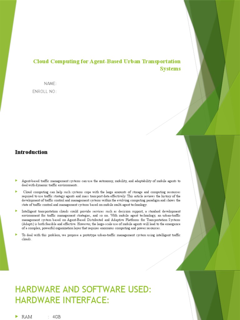 Cloud-Based Urban Traffic Management | PDF | Cloud Computing | Databases