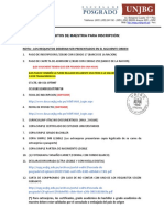 --- REQUISITOS PARA INSCRIPCION DE MAESTRIA DEL PROCESO DE ADMISION 2023-I ---