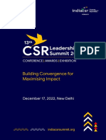 India CSR Summit 2022 Delhi Brochure