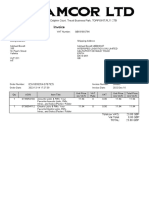 Invoice 268802 Hamcor LTD - Two Poster Folders 23.88 GBP