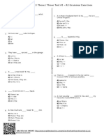 446 - Articles This That These Those Test A1 A2 Grammar Exercises