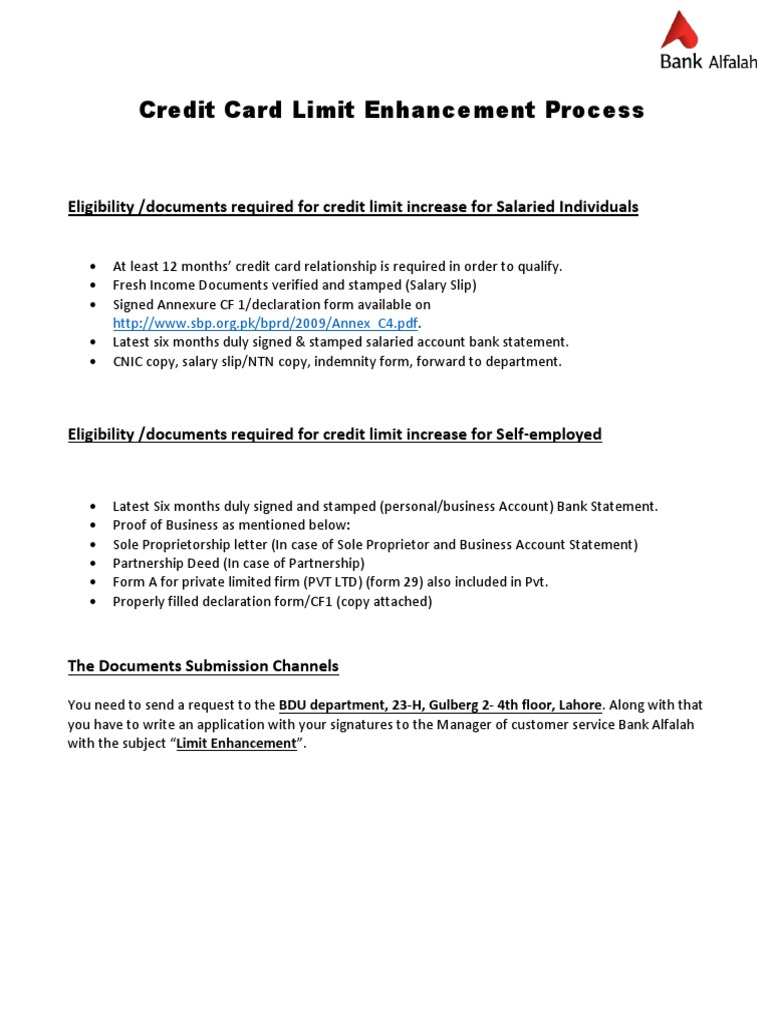Credit Limit Enhancement Meaning In Hindi