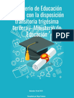 Disposición Transitoria Docentes