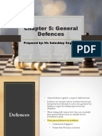 Tort General Defence