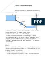 Exercices Complémentaires Du TD Sur La Dynamique Des Fluides Parfaits