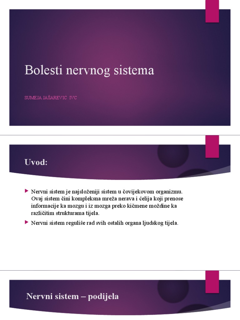 Bolesti Nervnog Sistema | PDF