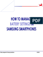 Battery Management For Samsung