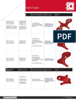 Sram Drivetrain Adjustment Tools