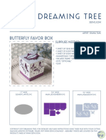 Butterfly Favor Box Menu