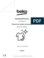 Manual Masina de Spalat Beko 7Kg Clasa D