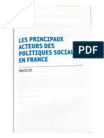 Les Principaux acteurs des politiques sociales en France partie 1