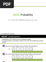 GCSE Probability Sanela