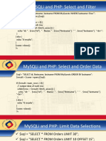 Mysql and PHP