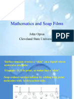 Soap Films and Mathematics