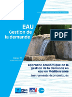 Approche Économique de La Gestion de La Demande en Eau en Méditerranée 2014