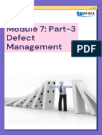 Module 7 Part-3 Defect Management