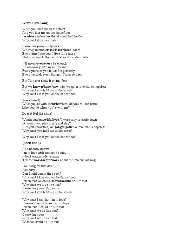 Unveiling Secrets of Emotion: What ‘Lirik Secret Love’ Reveals About Hidden Longing