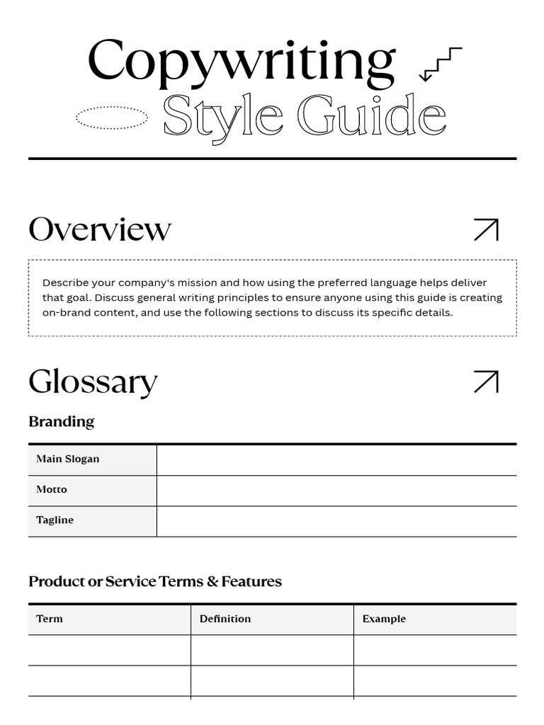 Copywriting Style Guide PDF Copywriting Style Guide PDF