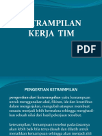 Ketrampilan Kerja Tim