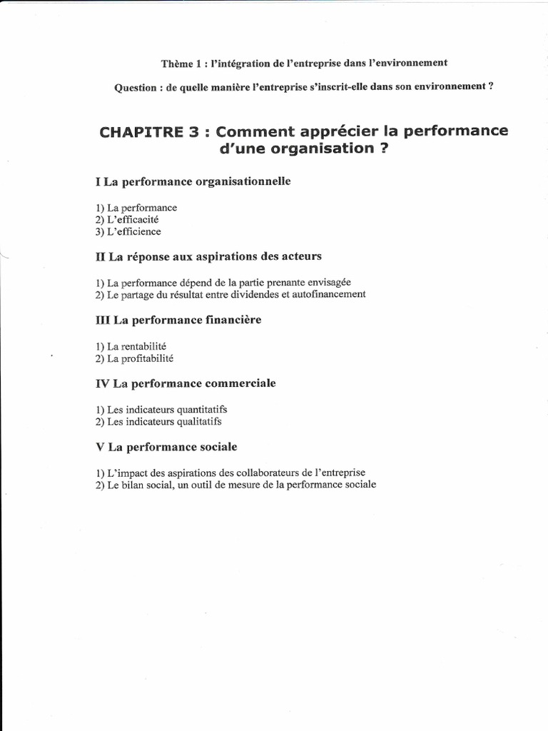 Management Chapitre 3 Pdf