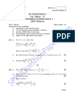 Be First Year Fe Engineering Semester 1 2019 October Engineering Mathematics I Pattern 2019