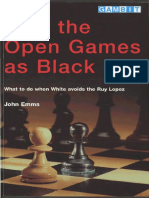 John Emms - Play The Open Games As Black