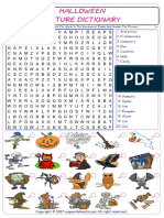 Halloween Find and Circle The Words in The Wordsearch Puzzle and Number The Pictures 2777