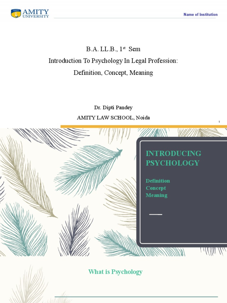 Module 1 1 Pdf Psychology Mind