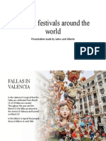 Typical World Festivals - Fallas of Valencia