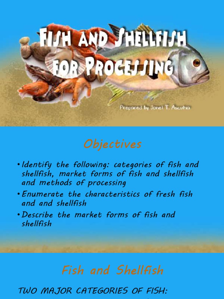 fishandshellfish-161118031244-1 (1) | PDF | Shellfish | Fish